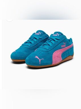 Women's Puma
Speedcat OG -
Tropical Blue/Poised
Pink